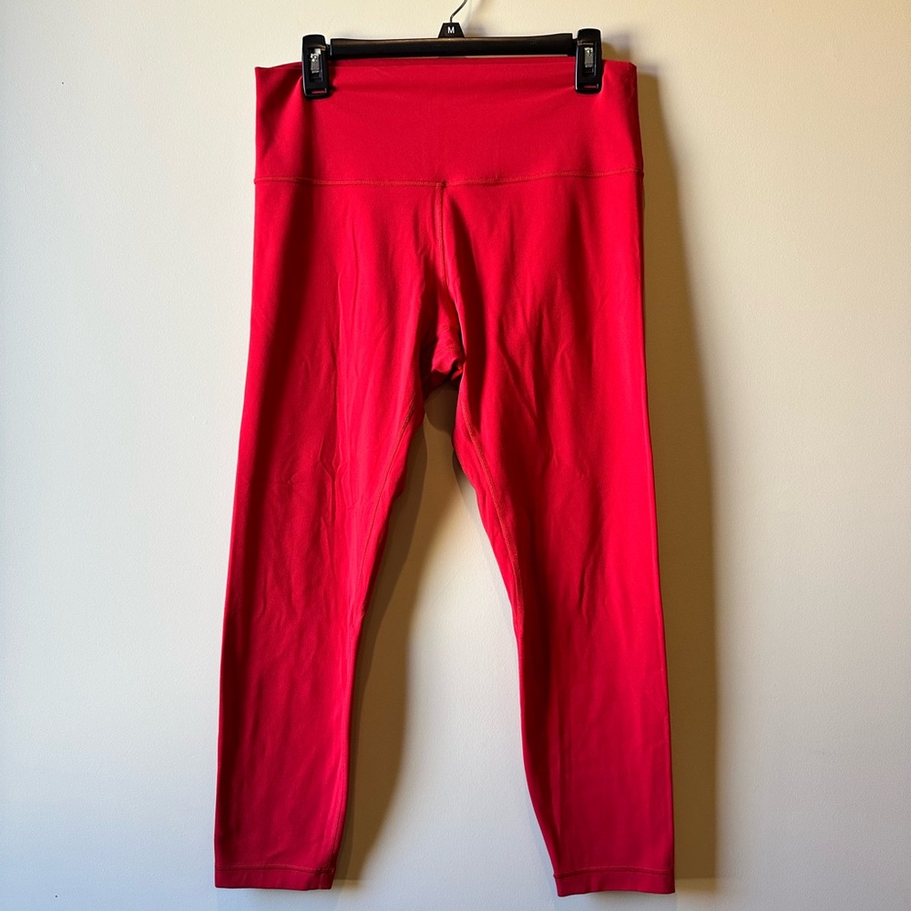 Lululemon Cropped Red Leggings Sz. 12